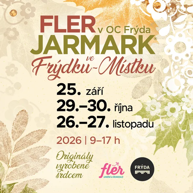 Oblíbené FLER jarmarky se vrací do OC FRÝDA!