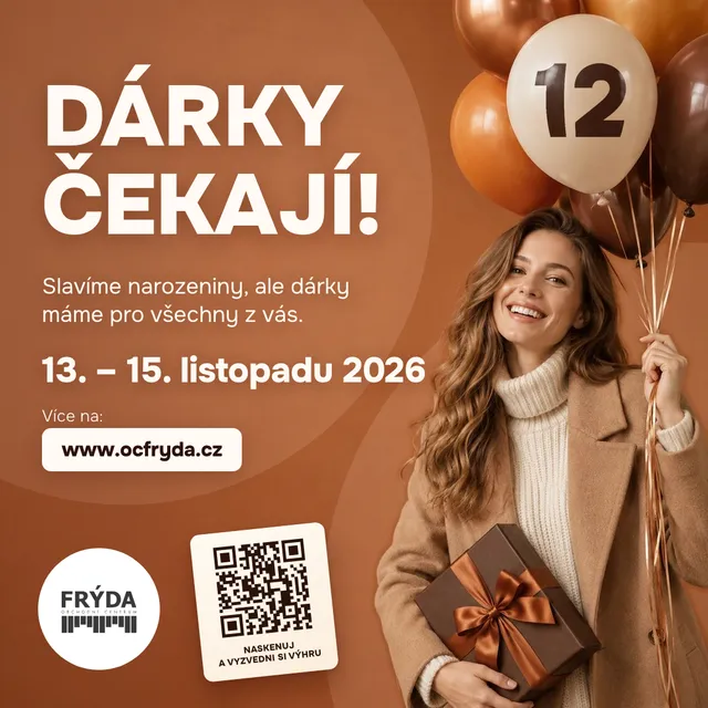 Dárky čekají! Slavíme 12. narozeniny